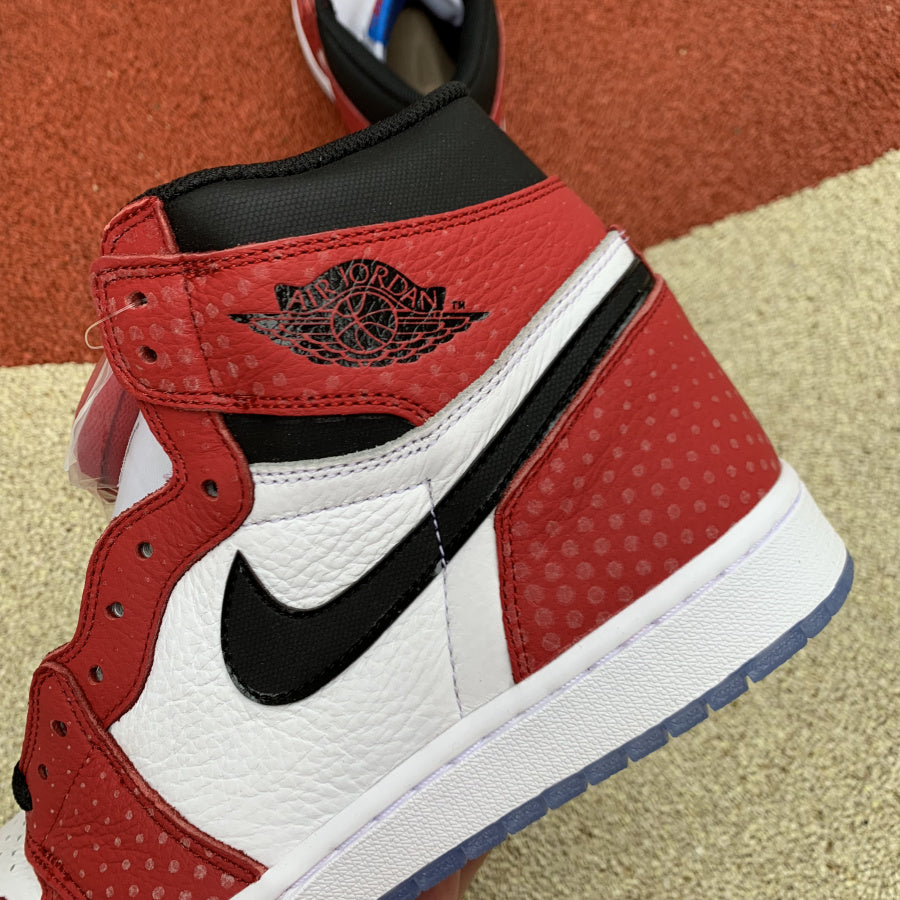 Jordan 1 Retro High Spider Man Origin Story Luxe Premium Brazil