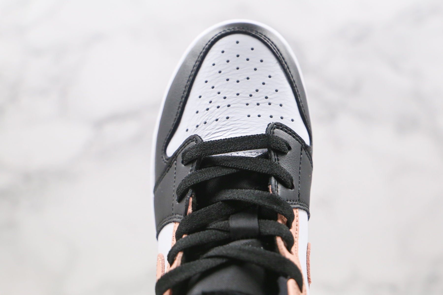 Jordan 1 Mid Arctic Orange Black Toe (GS) - Luxe Premium Brazil