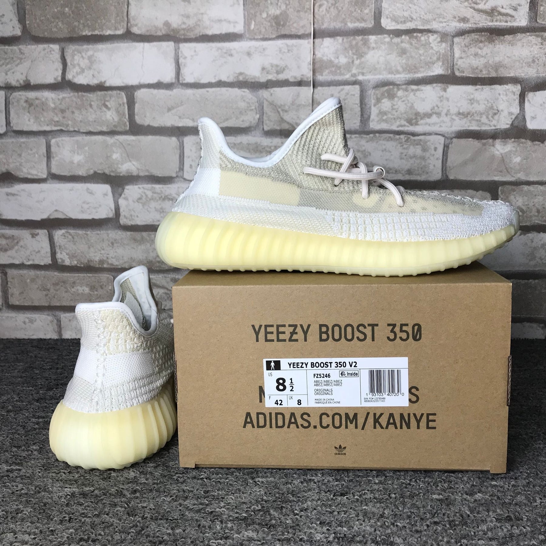 Adidas Yeezy Boost 350 V2 Natural - Luxe Premium Brazil
