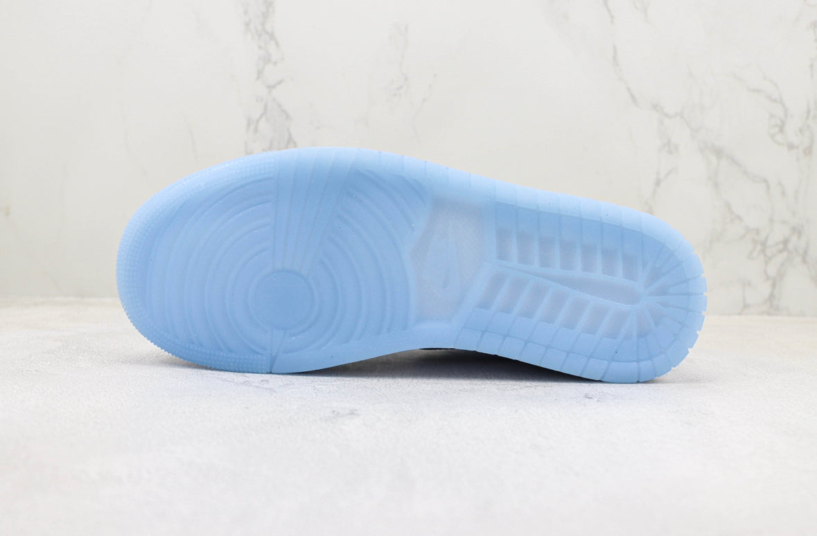 Jordan 1 Mid Ice Blue Luxe Premium Brazil