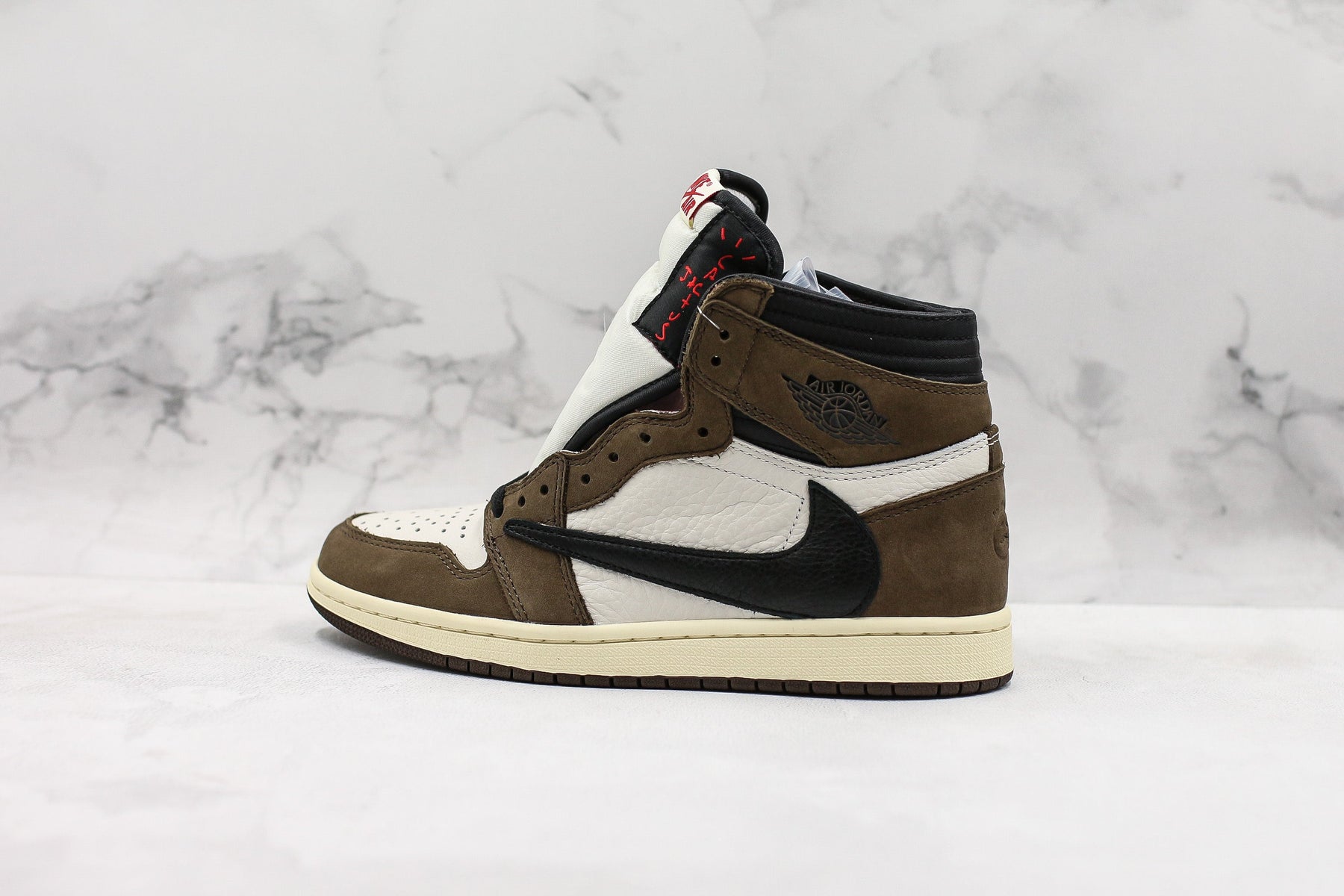 Jordan 1 Retro High Travis Scott Mocha Luxe Premium Brazil
