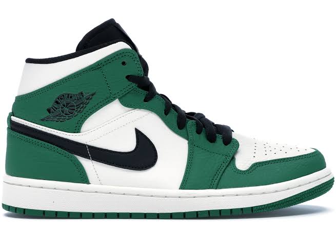 Jordan 1 Mid Pine Green Luxe Premium Brazil