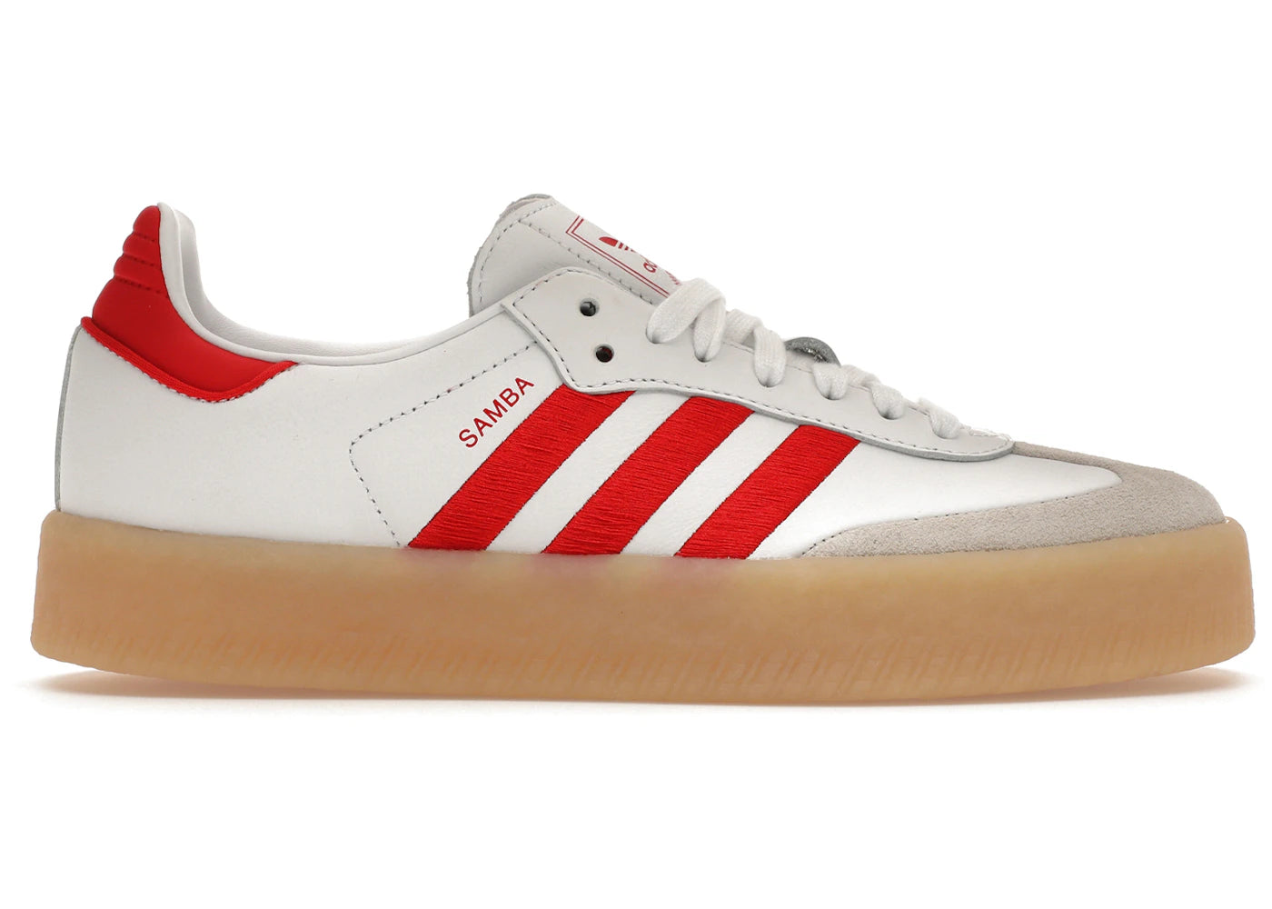 Adidas Sambae White Better Scarlet Gum - Luxe Premium Brazil