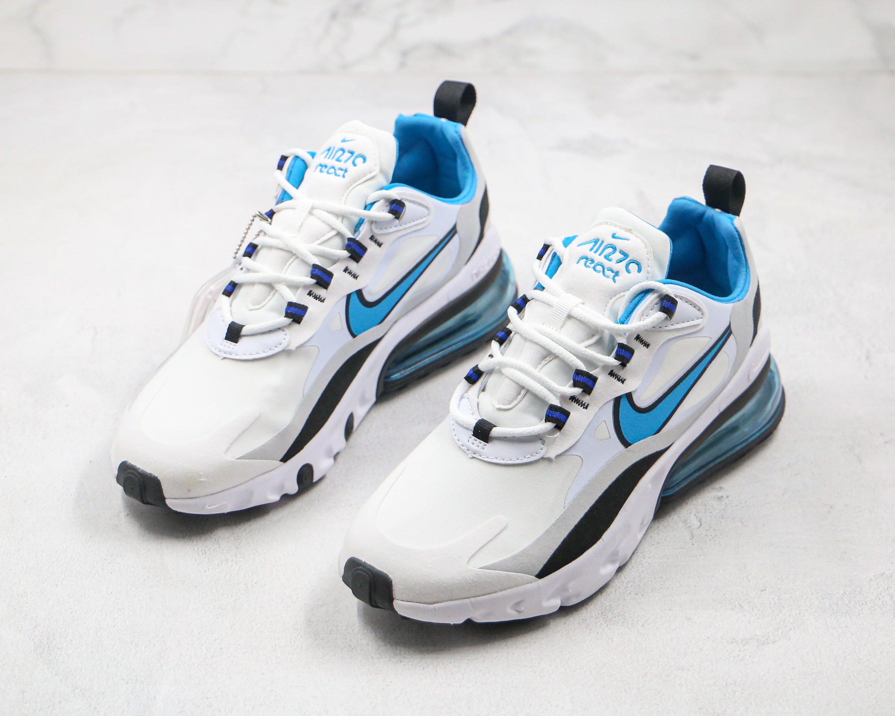 Nike Air Max 270 React White Sky Blue My Store