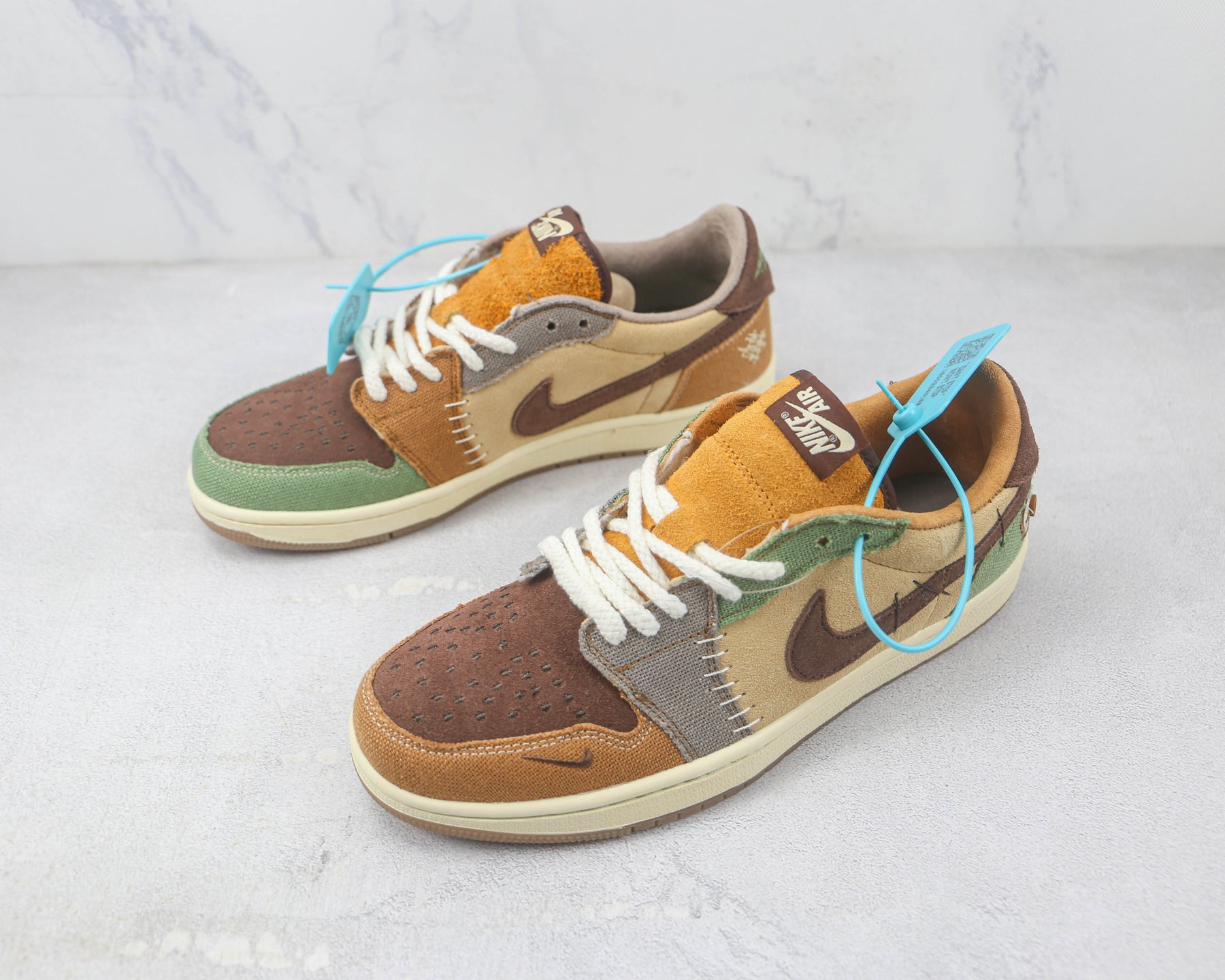 Jordan 1 Low Retro Low OG Zion Williamson Voodoo Luxe Premium Brazil