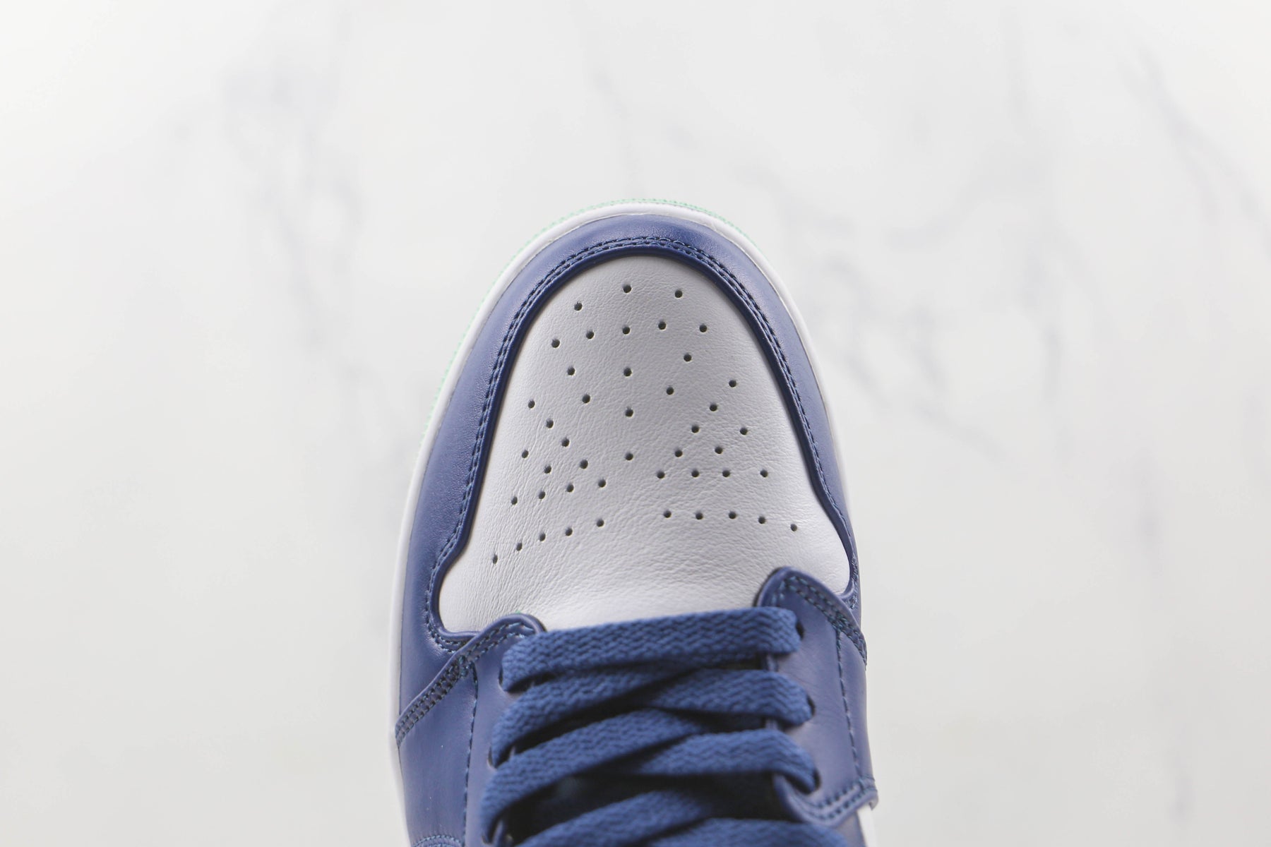 Jordan 1 Mid Mystic Navy Mint Foam Luxe Premium Brazil