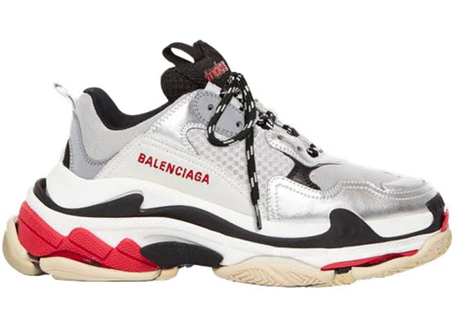 Balenciaga Triple S Silver Black 2019 - Luxe Premium Brazil