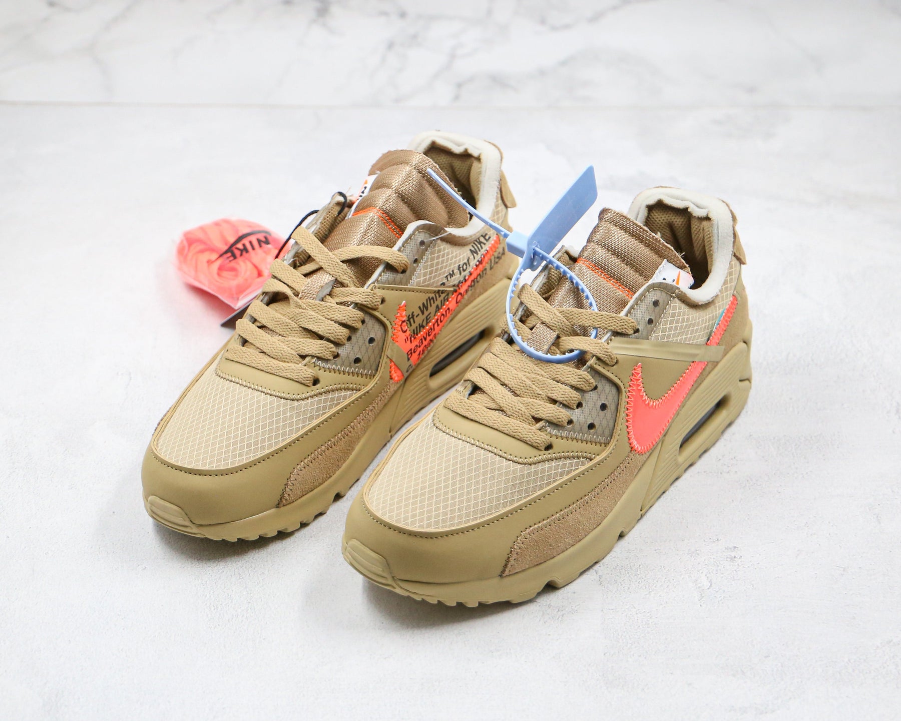 Nike Air Max 90 Off White Desert Oreo Luxe Premium Brazil