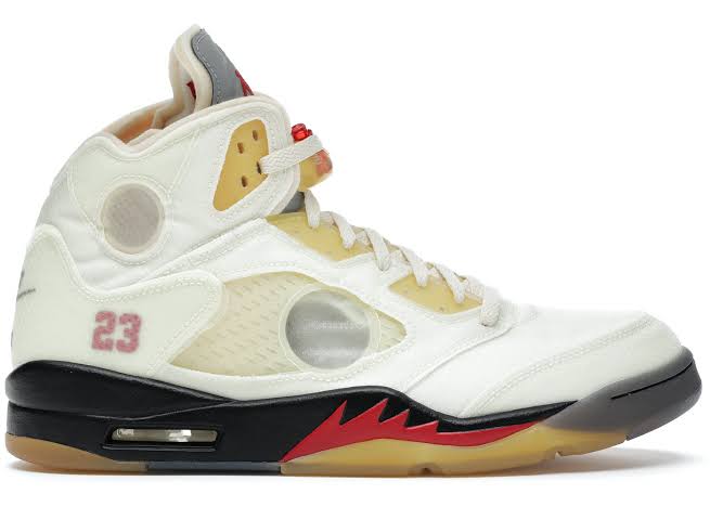 Jordan 5 Retro Off-White Sail - Luxe Premium Brazil