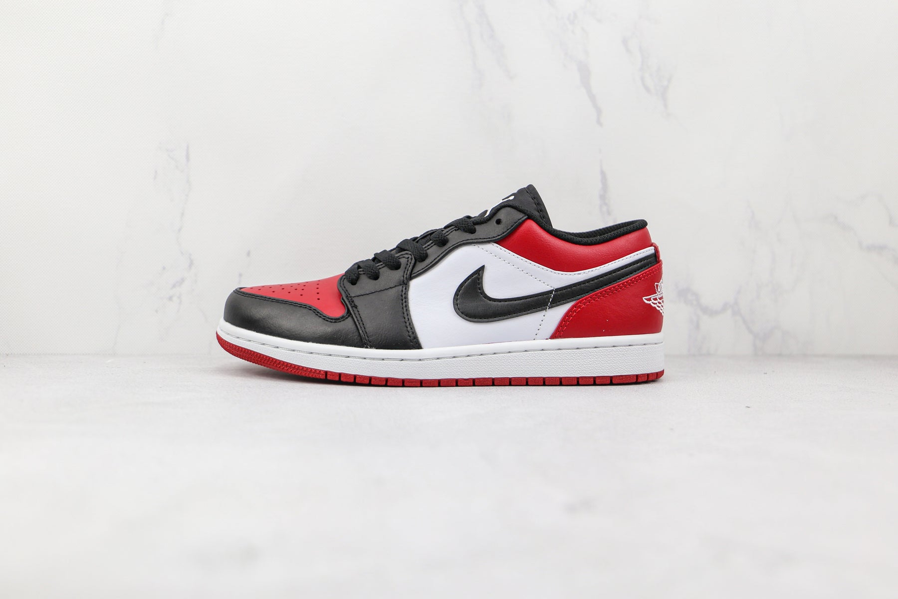 Jordan 1 Low Bred Toe Luxe Premium Brazil