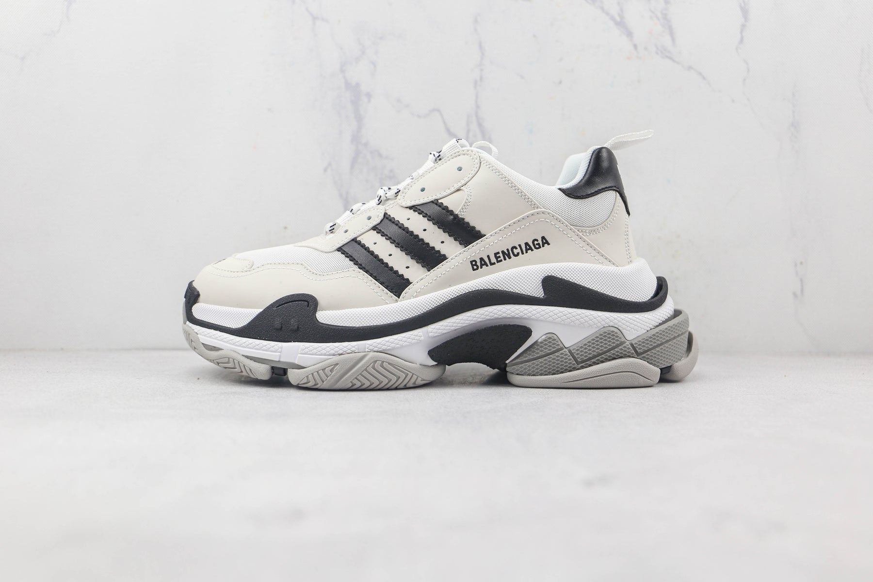 Balenciaga Adidas White Black - Luxe Premium Brazil