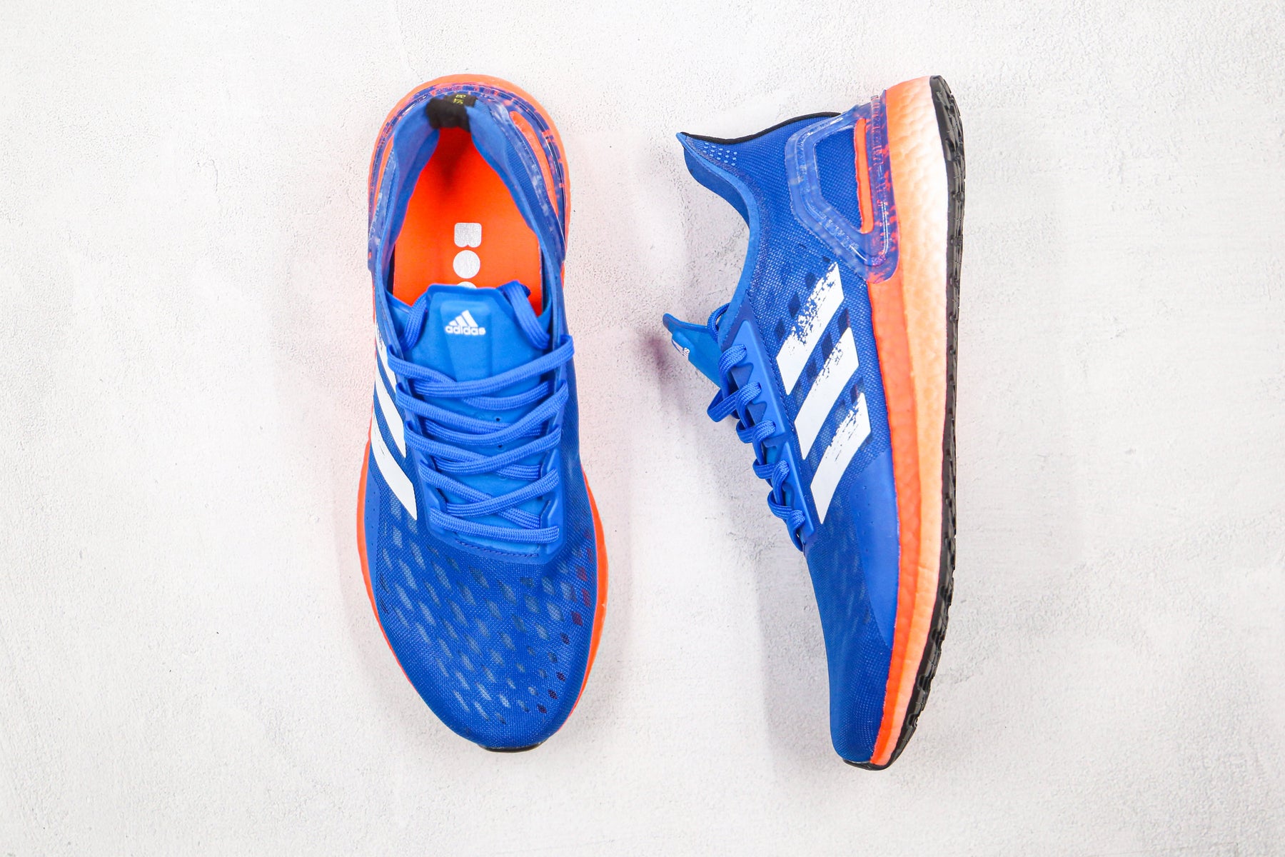 Adidas Ultraboost PB Glory Blue White Solar Red - Luxe Premium Brazil