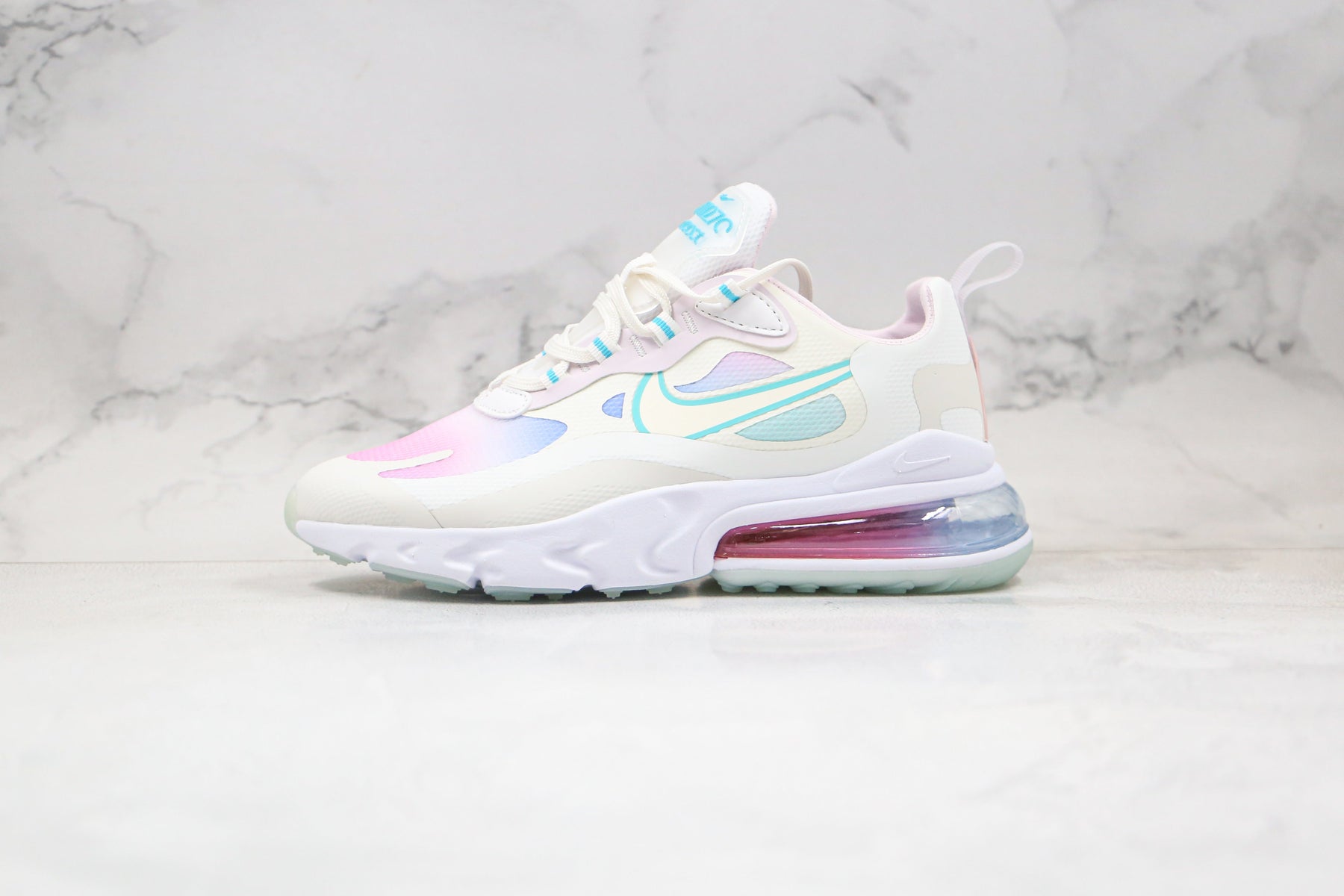 Nike Air Max 270 React Summit White Bleached Aqua My Store