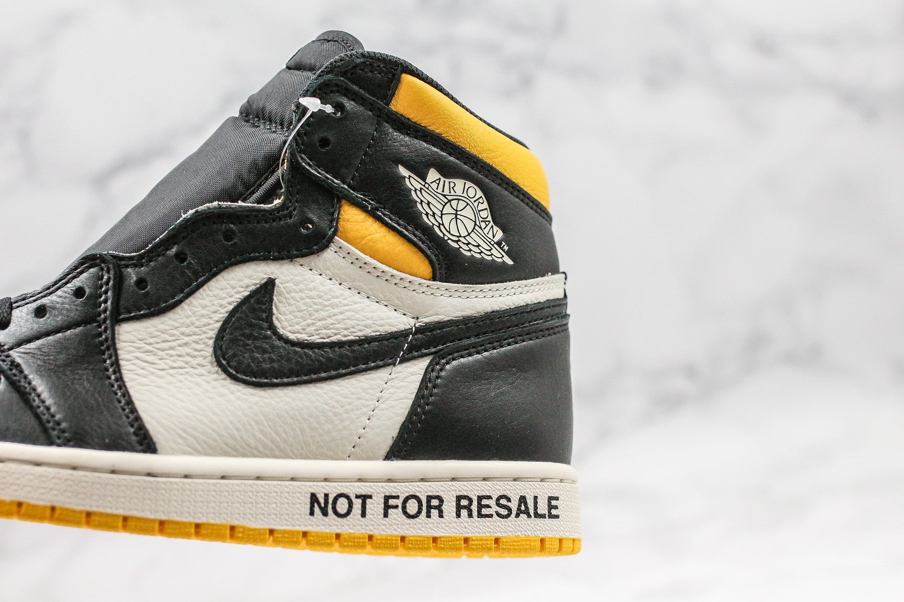 Jordan 1 Retro High "Not for Resale" Varsity Maize Luxe Premium Brazil