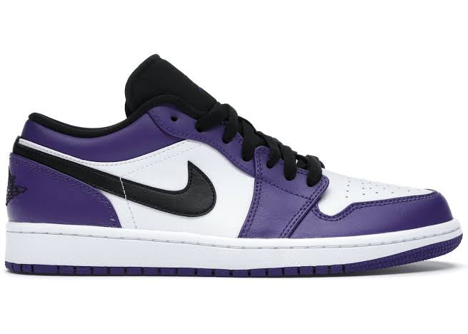 Jordan 1 Low Court Purple White - Luxe Premium Brazil