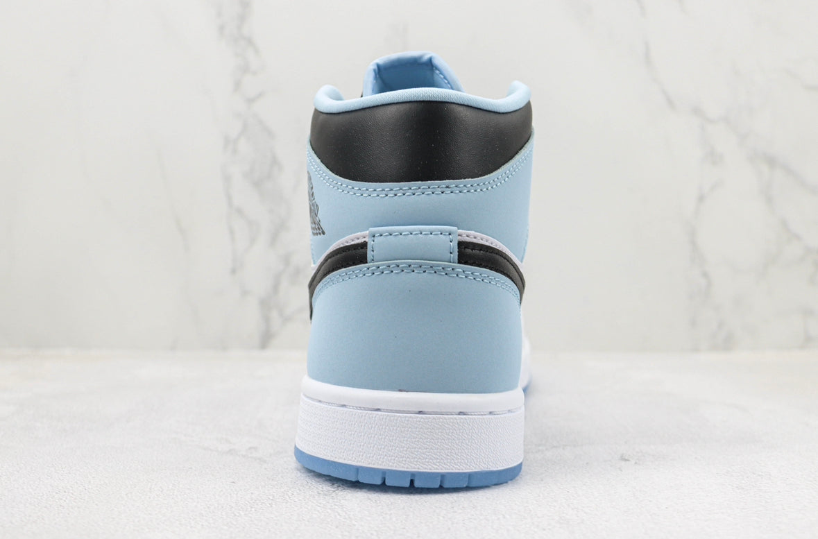 Jordan 1 Mid Ice Blue Luxe Premium Brazil