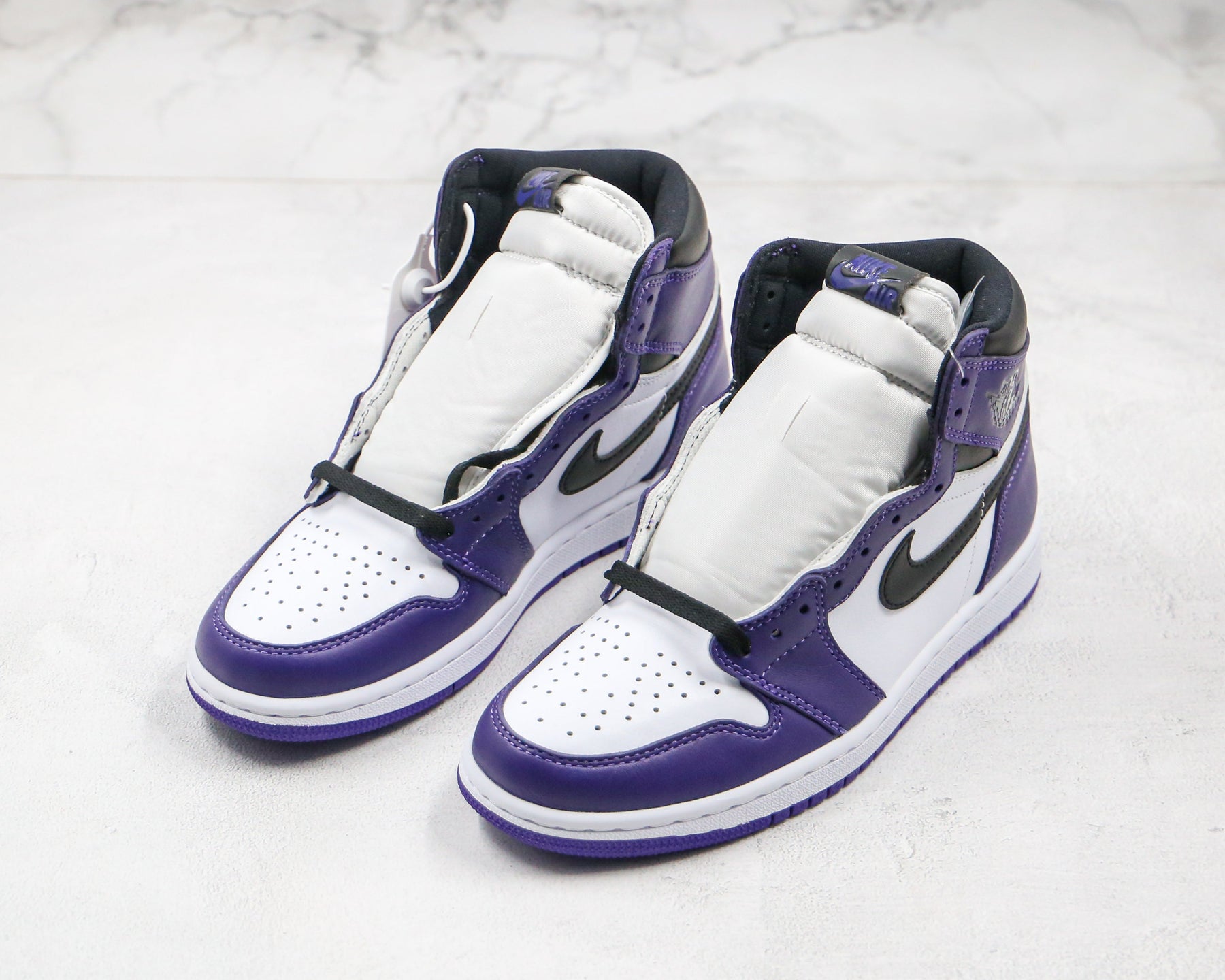 Jordan 1 Retro High Court Purple White Luxe Premium Brazil
