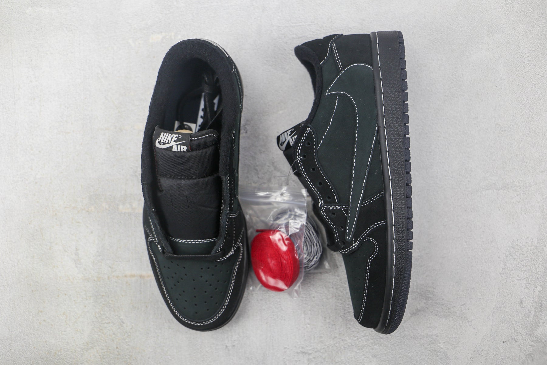 Jordan 1 Retro Low OG Travis Scott Black Phantom Luxe Premium Brazil