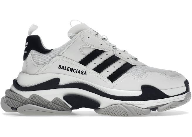 Balenciaga Adidas White Black - Luxe Premium Brazil