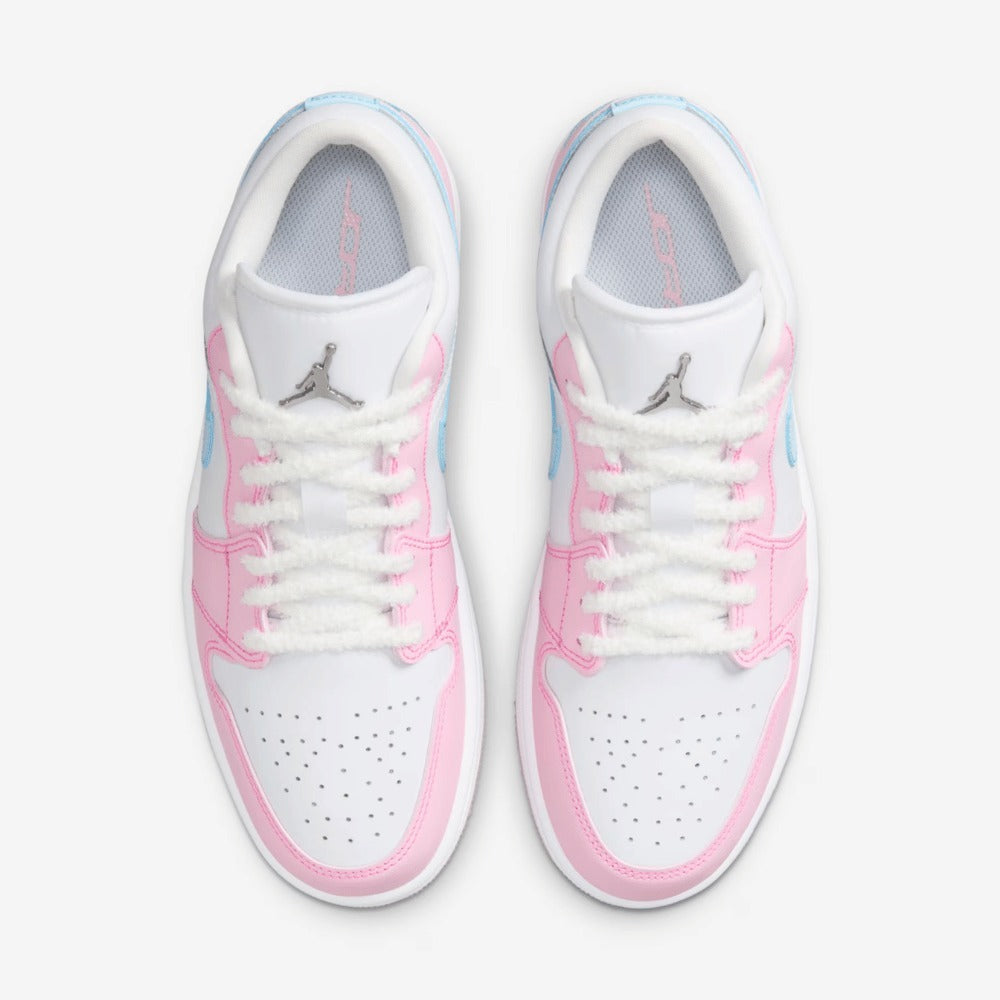 Jordan 1 Low SE Paw Print Pink Foam Luxe Premium Brazil