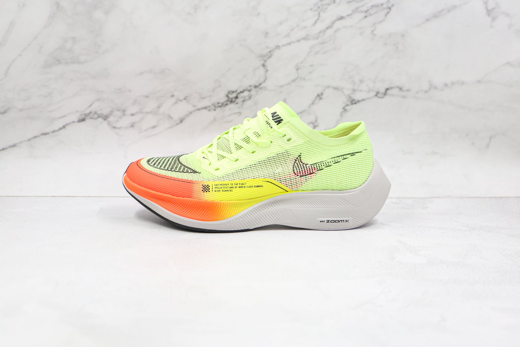 Nike Zoom X Vaporfly Next% 2 Barely Volt Hyper Orange Luxe Premium Brazil