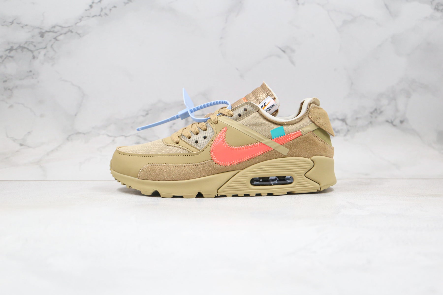 Nike Air Max 90 Off White Desert Oreo Luxe Premium Brazil