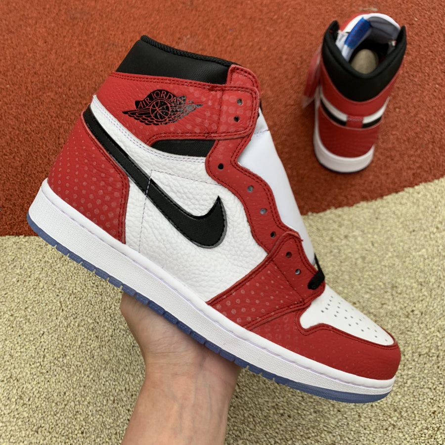 Jordan 1 Retro High Spider Man Origin Story Luxe Premium Brazil