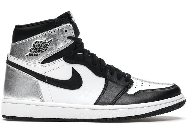 Jordan 1 Retro High Silver Toe Luxe Premium Brazil