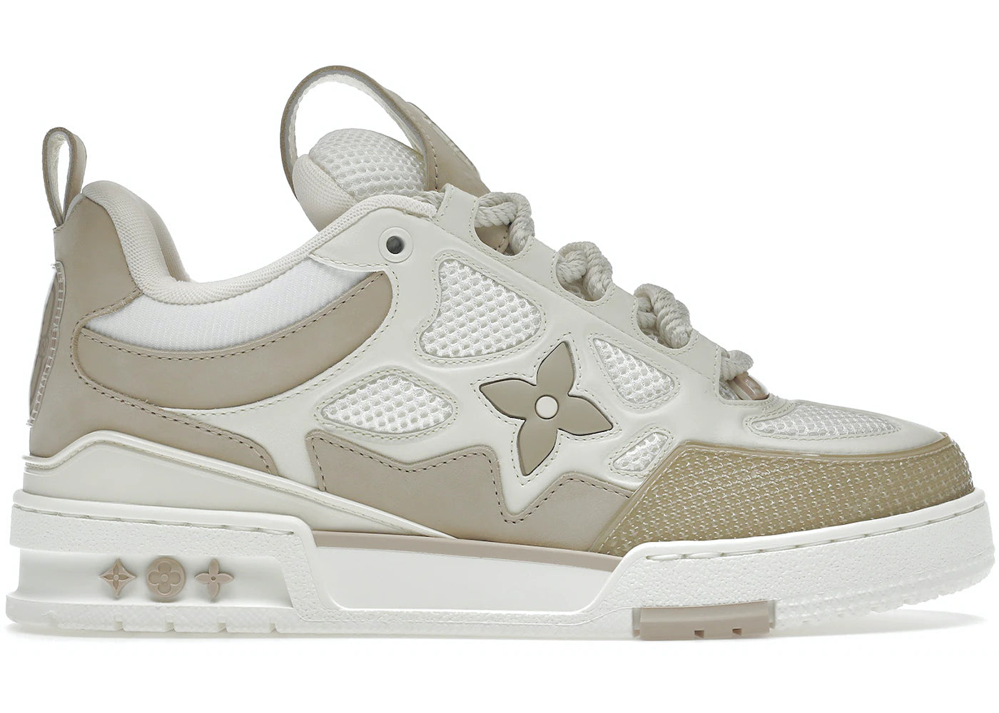 Louis Vuitton LV Skate Sneaker Beige White - Luxe Premium Brazil
