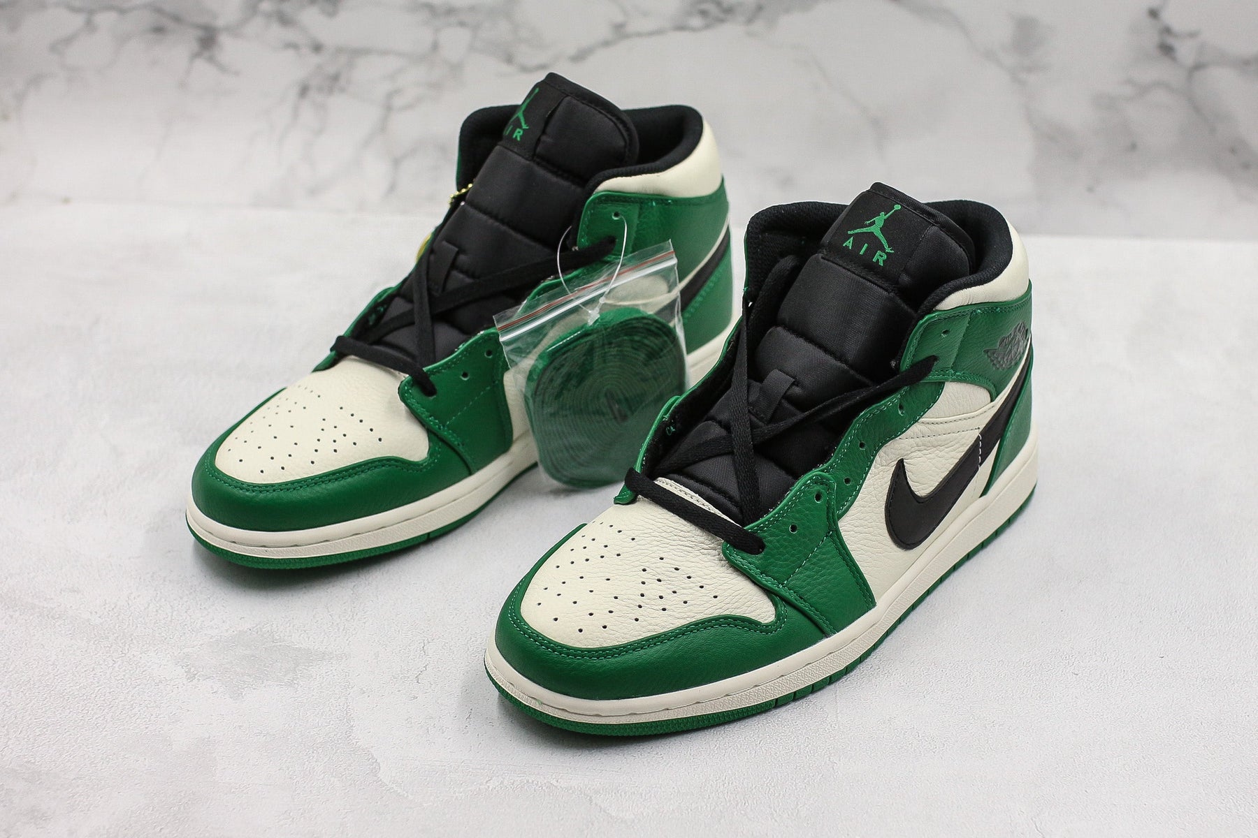 Jordan 1 Mid Pine Green Luxe Premium Brazil