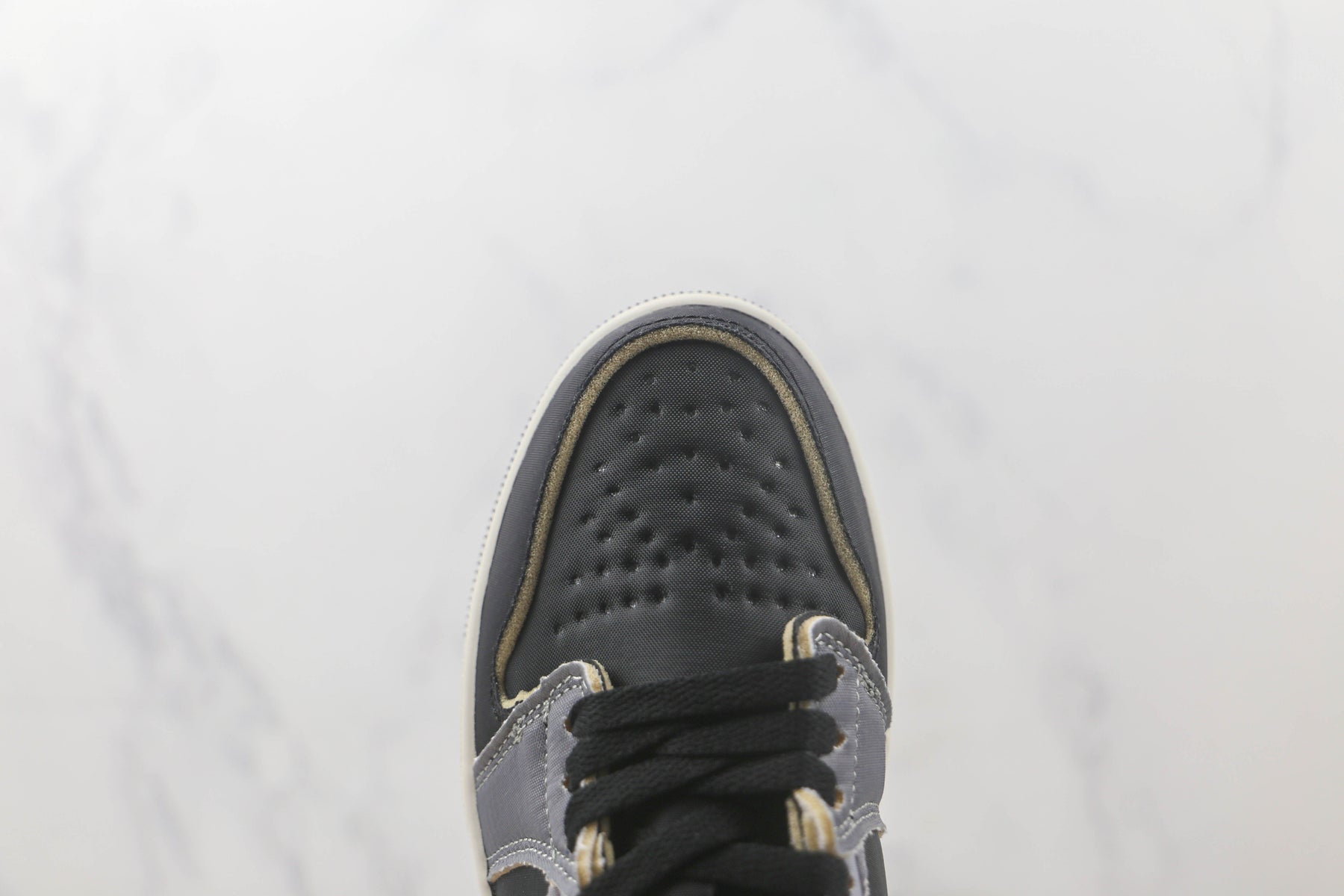 Jordan 1 Low Black Smoke Grey Luxe Premium Brazil