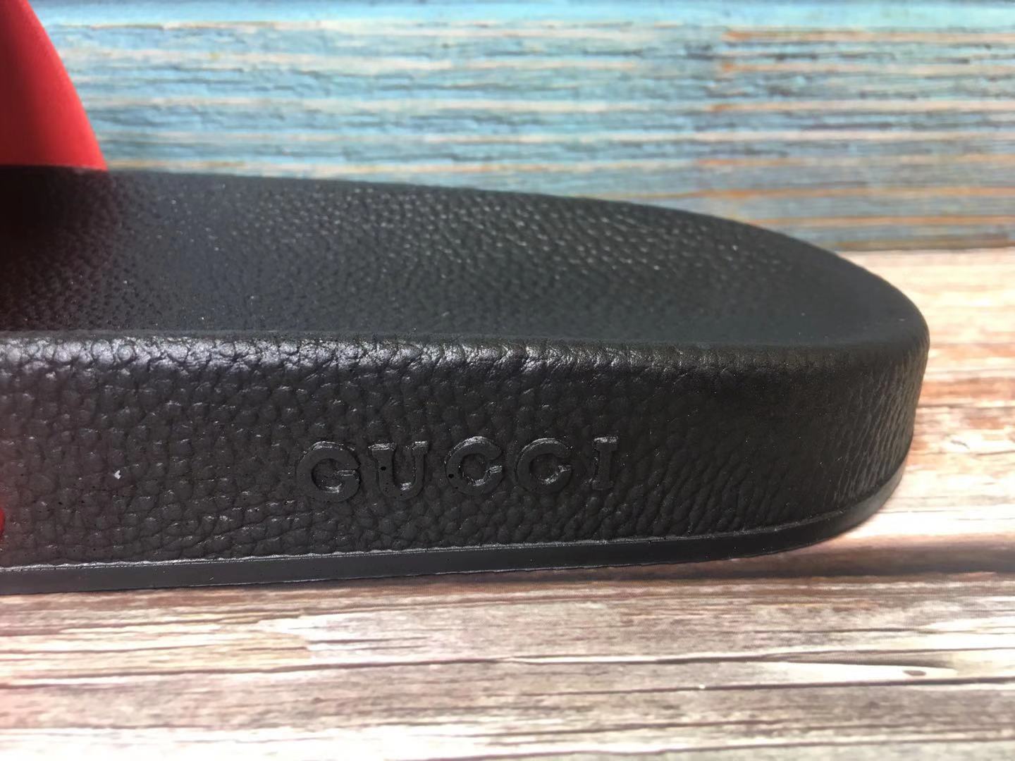 Gucci Rubber Slide Red Green - Luxe Premium Brazil