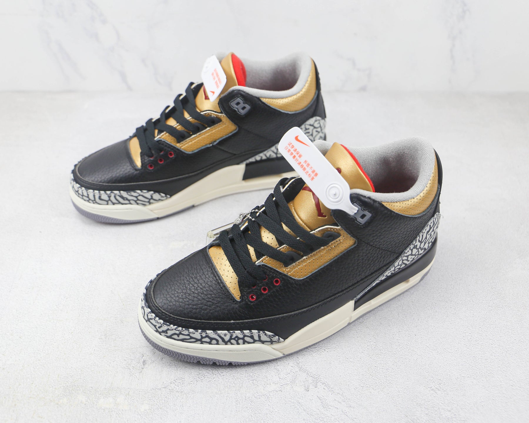 Jordan 3 Retro Cement Gold - Luxe Premium Brazil