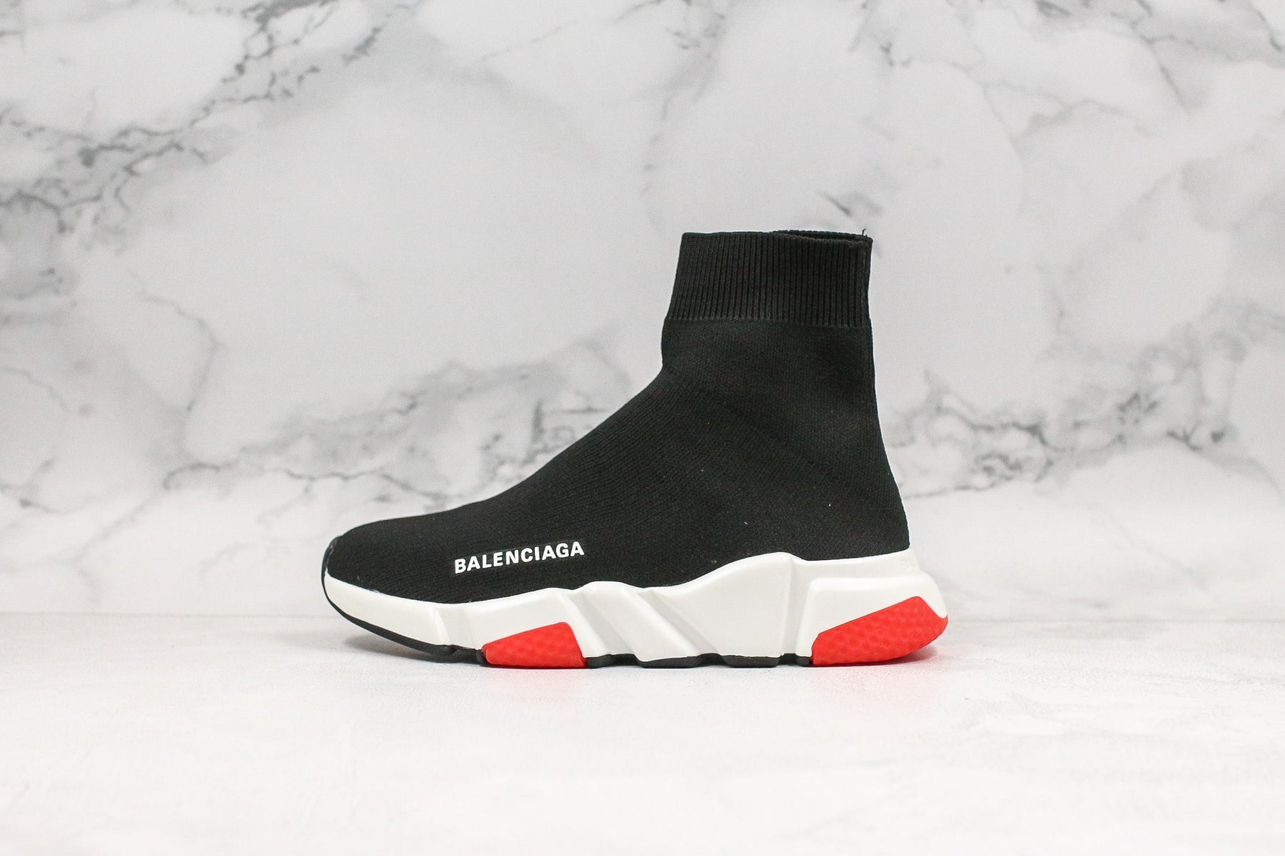 Balenciaga Speed Trainer Black Red - Luxe Premium Brazil