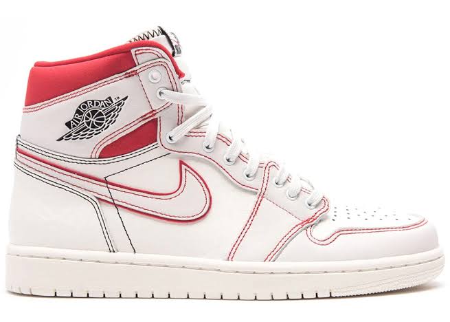 Jordan 1 Retro High Phantom Gym Red