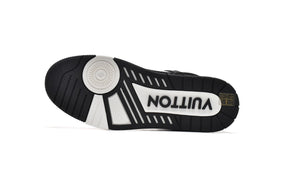 Louis Vuitton Trainer White Black - Luxe Premium Brazil