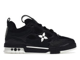 Louis Vuitton LV Skate Sneaker Black White - Luxe Premium Brazil