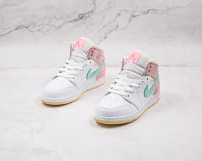 Jordan 1 Mid Paint Drip Luxe Premium Brazil