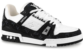 Louis Vuitton Trainer White Black - Luxe Premium Brazil