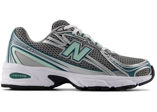 New Balance 740 Silver Metallic New Spruce Luxe Premium Brazil