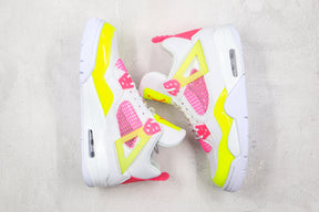Jordan 4 Retro White Lemon Pink - Luxe Premium Brazil