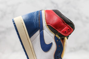Jordan 1 Retro High Union Los Angeles Blue Toe Luxe Premium Brazil