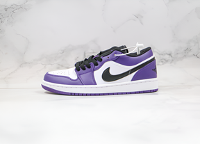 Jordan 1 Low Court Purple White Luxe Premium Brazil
