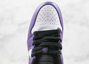 Jordan 1 Low Court Purple White Luxe Premium Brazil