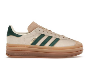 Adidas Gazelle Bold Magic Beige Collegiate Green Luxe Premium Brazil