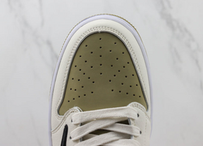 Jordan 1 Retro Low Golf Travis Scott Neutral Olive Luxe Premium Brazil