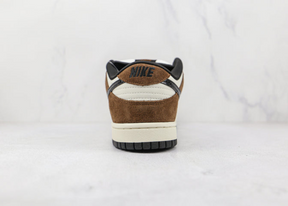 Nike SB Dunk Low White Black Trail End Brown Luxe Premium Brazil