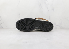 Nike SB Dunk Low White Black Trail End Brown Luxe Premium Brazil