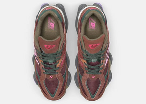 New Balance 9060 Burgundy Pink Luxe Premium Brazil