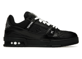 Louis Vuitton Trainer Black Embossed Monogram Luxe Premium Brazil